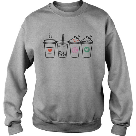 Official Monogrammed Coffee Lover sweatshirt