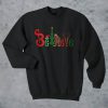 Believe bigfoot Christmas sweatshirt