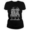 Coach Q thank you for the memories t shirt