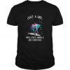 Elephant Christmas - Just A Girl Who Loves Animals And Christmas t shirtElephant Christmas - Just A Girl Who Loves Animals And Christmas t shirt