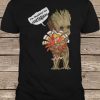 Groot Hug Turkey I'm Thankful For Vegetarians t shirt