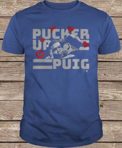 Los Angeles Dodgers Pucker Up Puig t shirt