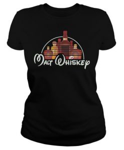 Malt Whiskey Not Walt Disney t shirt