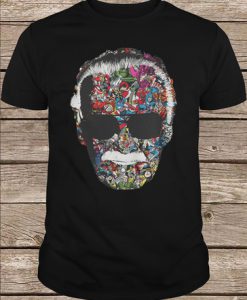 Marvel Universe Comic Book Stan Lee Face t shirt