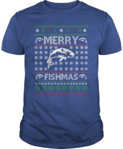 Merry Fishmas t shirt