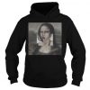 Mona Lisa Lollipop Lips hoodie