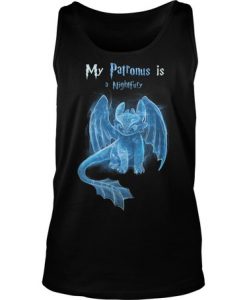 My Patronus is a Night Fury Toothless tank top