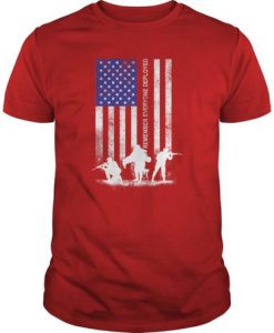 Remember Everyone Deployed Flag t shirt