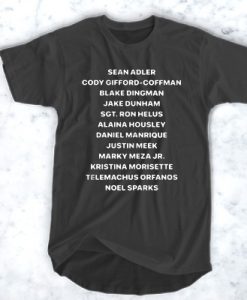 Sean adler cody gifford coffman blake dingman jake dunham SGT t shirt