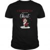 Snoopy And Charlie Brown - Christmas Begin With Christ t shirt