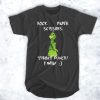 The Grinch Rock Paper Scissors Throat Punch I Win t shirt