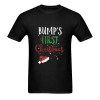 Bump's First Christmas with santa hat t shirt