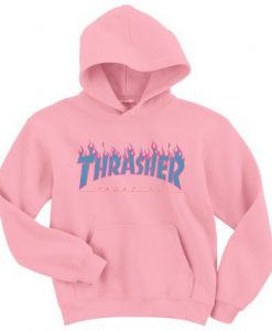 Thrasher Blue Fire hoodie