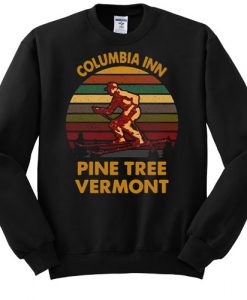 Vintage Columbia Inn pine tree Vermont sweatshirt