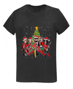 Aerosmith band merry Christmas T-Shirt