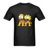 bart and lisa simpson scream t shirt