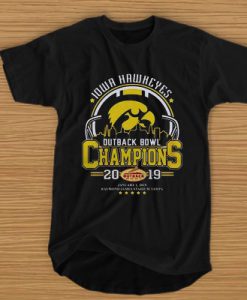 10wa hawkeyes outback bowl champions 2019 t shirt