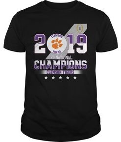 2019 Clemson Tigers CFP national champions Clemson Tigers t shirt