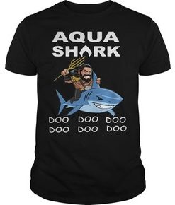 Aqua shark doo doo doo doo doo doo doo t shirt