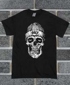 Black Skull Obey t shirt