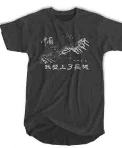 I Climbed The Great Wall Of China t shirt