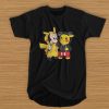 Pikachu and Mickey t shirt