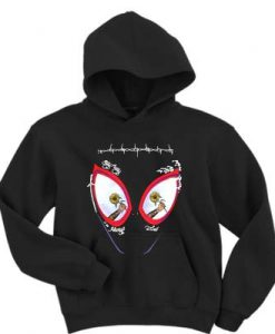 Post Malone stay away always tired Spider man mask hoodie