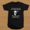 Snoopy and Woodstock I wear blue for my grandson autism awareness t shirt