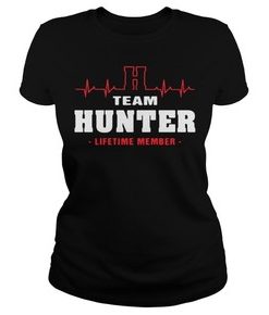 Team Hunter lifetime member t shirt