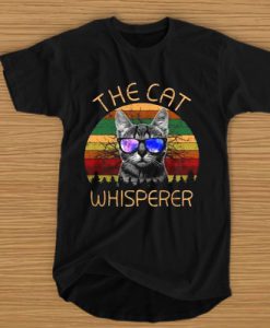 Vintage the cat whisperer t shirt