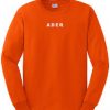 Ader Orange Sweatshirt