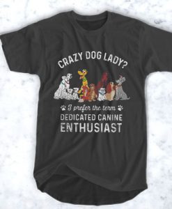 Crazy Dog Lady t shirt