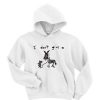 I don't give a rat donkey hoodie