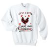 Just a girl who loves chickens sweatshirt