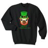 Pug Happy St Pugtrick day sweatshirt