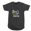 Shine a light on autism t shirt