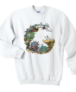 Studio Ghibli Characters Sweatshirt