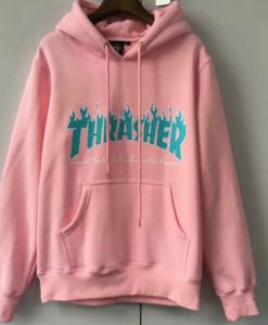 Thrasher Blue Pink Hoodie