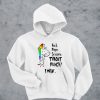 Unicorn rock paper scissors throat punch I win hoodie