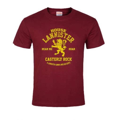 game of thrones lannister t shirt