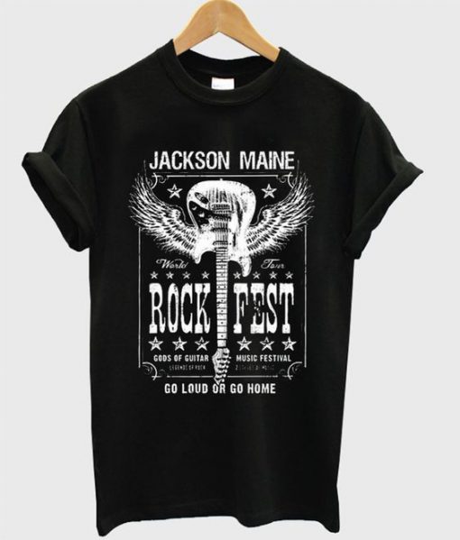 Jackson Maine Rock Fest t shirt