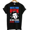 Rick Astley for President Never Gonna Give You Up T shirt