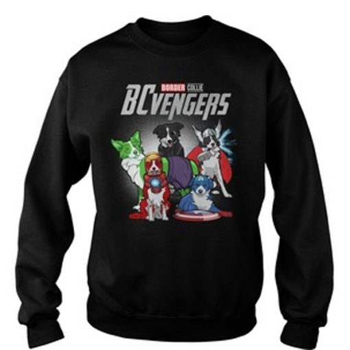 Marvel Avengers Border Collie BCvengers sweatshirt