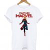 Captain Marvel Space Pose T shirt