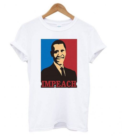 Impeach Obama White T shirt