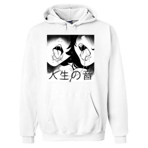 Japanese Erotic Hentai Lewd For Life Drooling Anime Girls hoodie