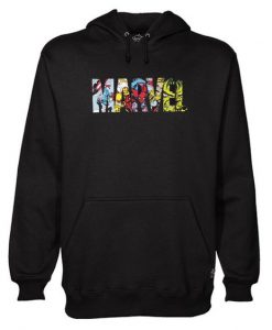 Marvel Comic Strip Logo Hoodie