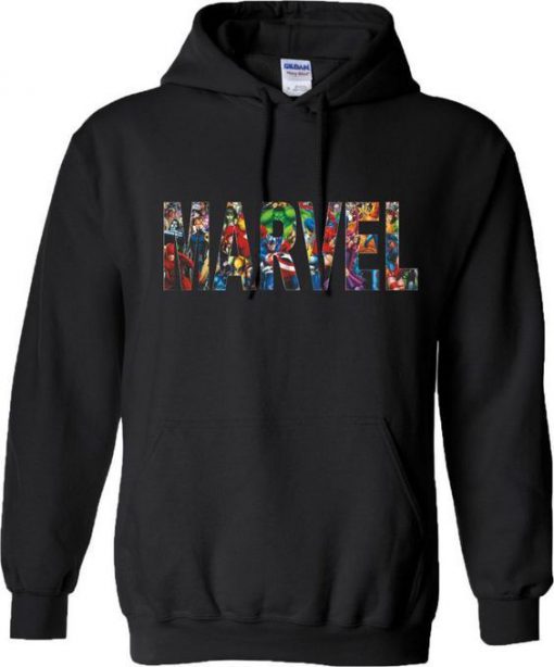 Marvel Comics Characters HoodieMarvel Comics Characters Hoodie