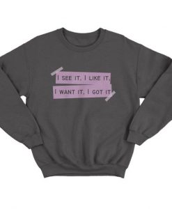 Seven Rings Aariana Grande Lyrics Sweatshirt