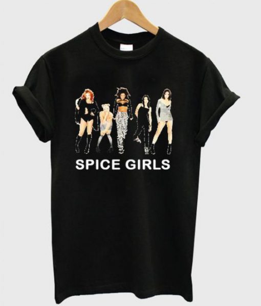 Spice Girls Band Black T shirt